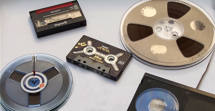 What is magnetic tape storage?